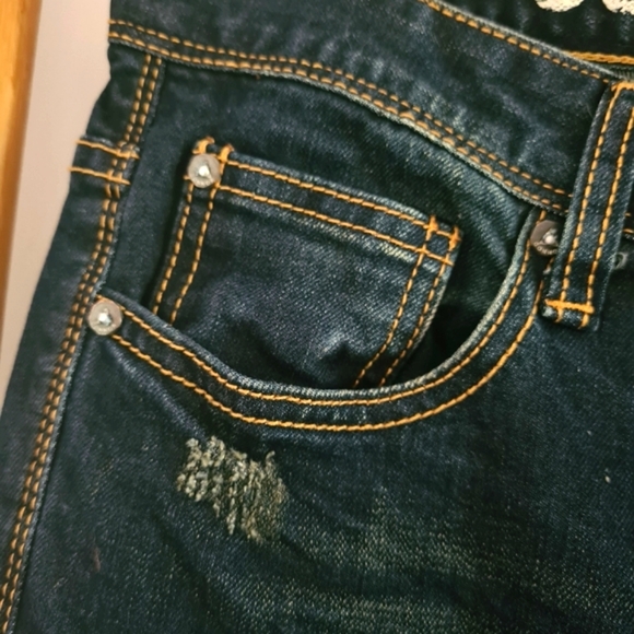 Connor Mens Dark Denim Slim Jeans Size 28R - Picture 5 of 8